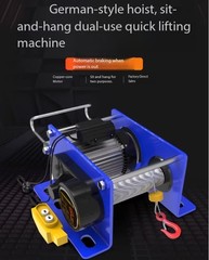 400/800kg 30m Winch Wireless Remote Control Dual-Purpose Electric Hoist Lifter
