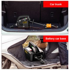 Electric Hoist Winch Portable Electric Winch 1100lbs 500KG Wire Remote Control