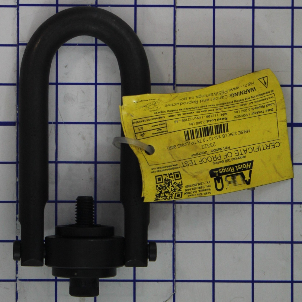 ✅ American Drill Bushing SHR‑23322 Swivel Hoist Ring 1/2‑13 2500 lbf