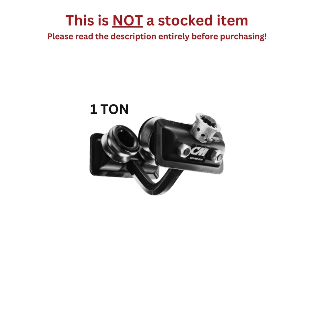 CMCO – 632 SERIES PLAIN BALL BEARING PUSH TROLLEY – 1 TON CAPACITY