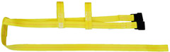 (1 pair) Yellow Demco Kar Kaddy Style Tow Dolly Straps, 13″-17″ w/ Flat Hooks