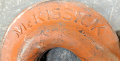 MCKISSICK 10″ SNATCH BLOCK W/HOOK D5BJ 15 TON CAPACITY WIRE ROPE SIZE 5/8″-3/4″