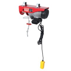 1350W 1760 LBS Lift Electric Hoist Winch for Factories, Warehouses, Construction