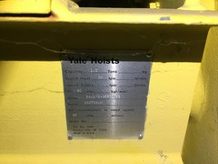 Yale BAW1/2-95RT Pneumatic Air Hoist 100 lb / 1/2 Ton Capacity 36 fpm Speed