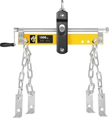 YELLOW JACKET Engine Hoist Shop Crane Engine Leveler 1500lbs Steel with Ball Bea