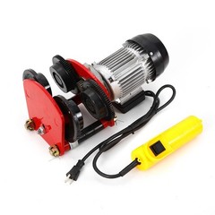 1 Ton/2200lbs Electric Wire Rope Hoist Garage Crane Link Electric Lifting Winch
