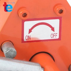 Magnetic Hoist 220 lbs/100 kg Capacity 2.5 Safety Factor Magnetic Lifter Orange