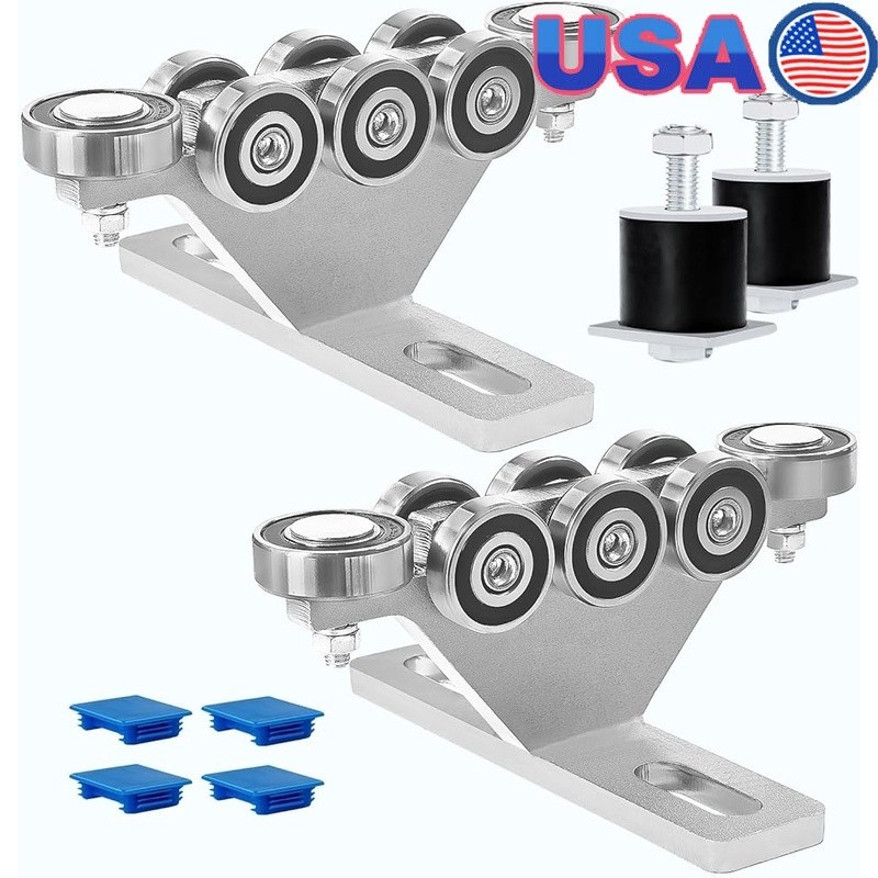 US Patent Hoist Trolley 3000lb Capacity 6 2 Wheel Heavy Duty Lift System
