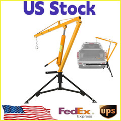 V2-Inch Hitch Mounted Crane with 360°Swivel,Hydraulic Pickup Truck Crane,1000LBS