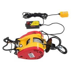 1100 LBS 2-in-1 Portable Electric Hoist Winch Wired & Wireless Remote Control