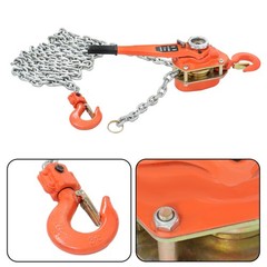 Manual Lever Block Steel Chain Hoist Wrench Hoist 6600lb Capacity 20ft G80 Chain