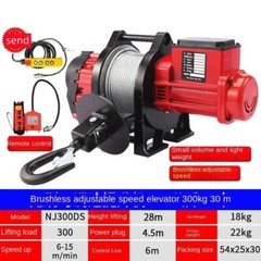 Brushless Adjustable Speed Frequency Small Diamond Hoist 220V Home Crane
