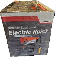 PITTSBURGH 120 Volt, Electric Hoist with Remote Control, Cable Length 48ft