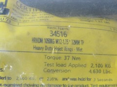 💥NEW ADB 34516 HEAVY DUTY HOIST RING M12-1.75 1050 KG 2315 LBS 37 NM