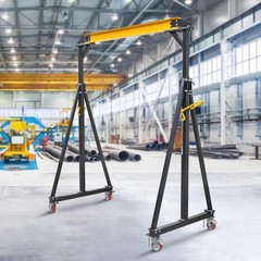 GARVEE Gantry Crane 4000 lbs Load Heavy Duty Steel Frame with 97–141 in Height
