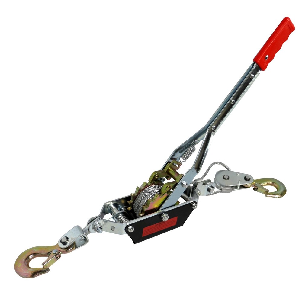 4400 lbs Come Along Winch, 12.14ft Steel Cable, 2 Hooks,Heavy Duty Power Pull…