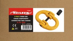 5pc 10mm Grade 80 Chain Connector for Tow & Lifting Chains