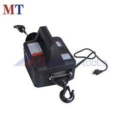 2in1 Portable Electric Hoist Winch 1100lbs 1500W With Wireless Remote Control