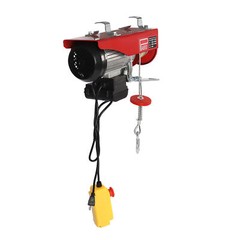 110V Electric Hoist Winch 1763lbs with Remote Control for Easy Lifting