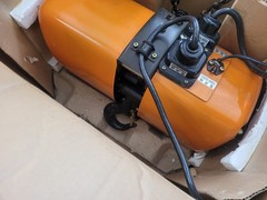 HITACHI/JET 1-TON ELECTRIC CHAIN HOIST, 20′ LIFT, TYPE 1BSH1, 115/230 V, 1 PHASE