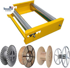 Cable Drum Roller Reel Dispenser Cable Roller Stand for Wire Reel Diameter 20Cm