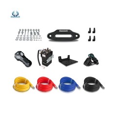 REINDEER 4500lb 12V Winch Kit Synthetic Rope Wireless IP67 for ATV/UTV
