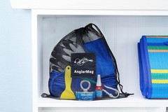 AnglerMag Magnet Fishing Kit, 1325 lbs Double Sided Magnetic Kit Blue