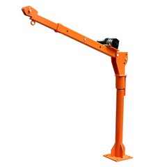 1100 LB Truck-Mounted Crane Hoist Truck-Mounted Crane with 12V Electric Winch