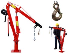 Foldable Hydraulic Swivel Lift Crane 2000LBS Capacity Pickup Truck Bed Hoist