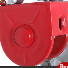 1320lbs Mini Electric Hoist 14ft Wired Remote Control 20-40ft Height 110V 1150W