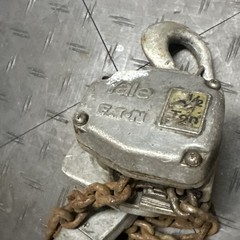YALE E-7-N 60″ LIFE ALUMINUM RATCHETING CHAIN HOIST 1/2 TON USA