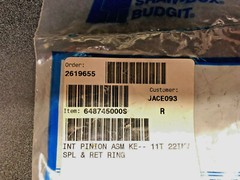 Yale Hoist Intermediate Pinion Assembly 648745000 11T New 6487450-00 KEL Series