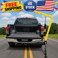 Hydraulic Pickup Crane, 1000 lbs Capacity with 3 Boom Capacities of 500 lb Truck