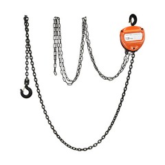 551lbs Chain Hoist Manual Puller Hoist 0.25 Ton Industrial 3M Lifting With Hook