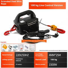 Portable Electric Hoist Wireless Remote Control Crane Portable Lifting Winch