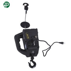 2 in 1 Portable Electric Hoist Winch, Wireless Remote Control 1100lbs 1500W