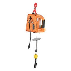 Electric Hoist Winch, 440 lbs Capacity, 1500W, Wireless Remote, 16 ft/min, 3in1