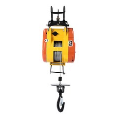 1300W Electric Hoist 500lbs Portable Winch Crane Lift 95ft Lifting Wired Control