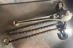 A.B. Chance 3/4 Ton Ratchet Link Chain Hoist. Item ID 3