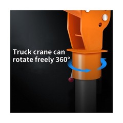 Pismire 1100lb Folding Truck-Mounted Jib Crane – 3500lb 12V Electric Winch Co…