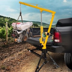 70238 Hydraulic Hitch Crane with 1000 lb. Capacity – Portable & Adjustable