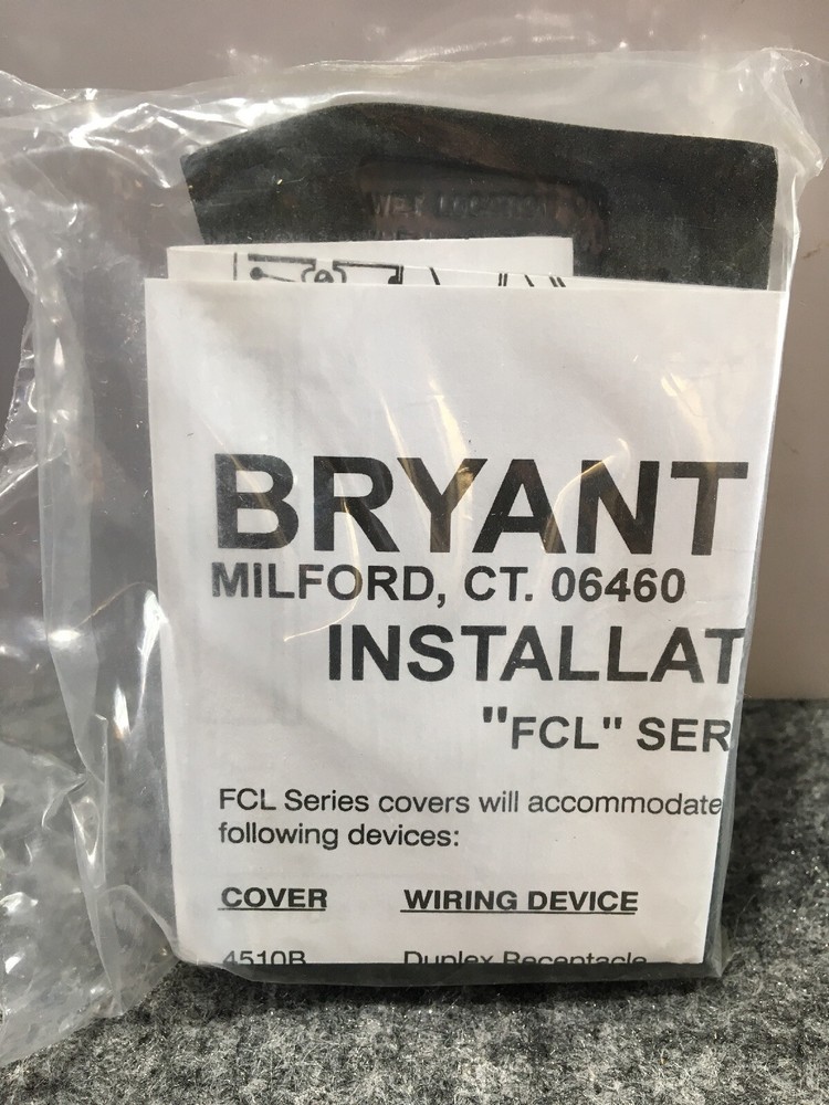 HUBBELL BRYANT CAST ALUMINUM WEATHERPROOF COVER BOX 4510D NIB
