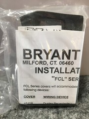 HUBBELL BRYANT CAST ALUMINUM WEATHERPROOF COVER BOX 4510D NIB