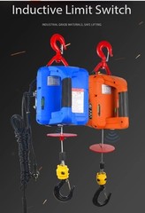 Portable Electric Hoist 220V Mini Crane with Wireless Remote Control for HomeUse