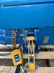 Demag Hoist DKUN 10-1000KV1, SWL 2/1 : 2500LBS, 3-PH, 4,82HP, 3380 RPM, 60 HZ