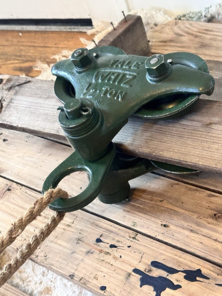 Vintage Yale “Whiz” Overhead Beam Trolley – 1/2 Ton Capacity