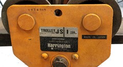 Harrington Manual Push Trolley 1 Ton Capacity Model JS 65G-346