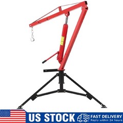 Hydraulic Pickup Truck Crane 1000 Lbs Capacity ,360° Swivel Hitch Mounted Crane