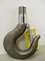 Yale 5GB Threaded Hoist Hook 1-1/4-6 Threads 1-1/2″ OD Shoulder