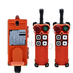 Industrial Safe Wireless Radio Remote Control 4 Button With Emergency Stop F21